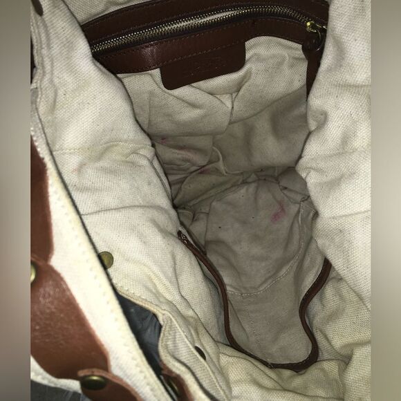 Michael Kors canvas covered leather bucket bag - Picture 11 of 11